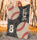 Ohaprints-Fleece-Sherpa-Blanket-Baseball-Gift-For-Son-Boy-Custom-Personalized-Name-Number-Soft-Throw-Blanket-1506-Fleece Blanket