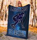 Ohaprints-Fleece-Sherpa-Blanket-American-Football-Gift-For-Son-Boy-Men-Custom-Personalized-Name-Number-Soft-Throw-Blanket-1386-Fleece Blanket