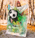 Ohaprints-Fleece-Sherpa-Blanket-Soccer-Ball-Colors-Effect-Custom-Personalized-Name-Number-Soft-Throw-Blanket-1248-Sherpa Blanket