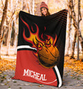 Ohaprints-Fleece-Sherpa-Blanket-Basketball-Gift-For-Son-Boy-Men-Custom-Personalized-Name-Number-Soft-Throw-Blanket-1709-Sherpa Blanket