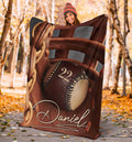 Ohaprints-Fleece-Sherpa-Blanket-Baseball-Gift-For-Son-Boy-Custom-Personalized-Name-Number-Soft-Throw-Blanket-1438-Sherpa Blanket