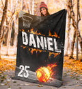 Ohaprints-Fleece-Sherpa-Blanket-Basketball-Gift-For-Son-Boy-Men-Custom-Personalized-Name-Number-Soft-Throw-Blanket-1609-Sherpa Blanket