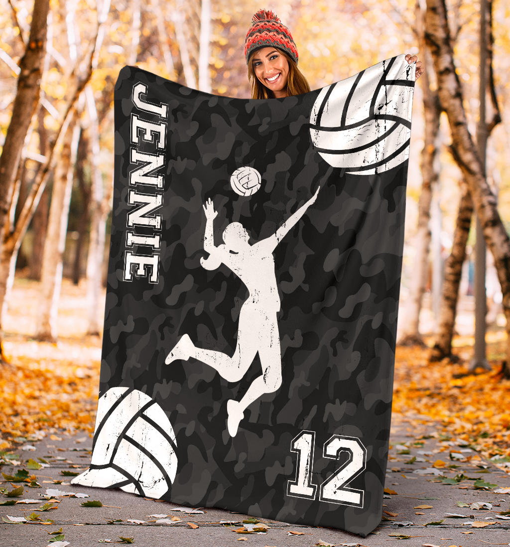 Ohaprints-Fleece-Sherpa-Blanket-Volleyball-Gift-For-Daughter-Girl-Custom-Personalized-Name-Number-Soft-Throw-Blanket-1902-Sherpa Blanket