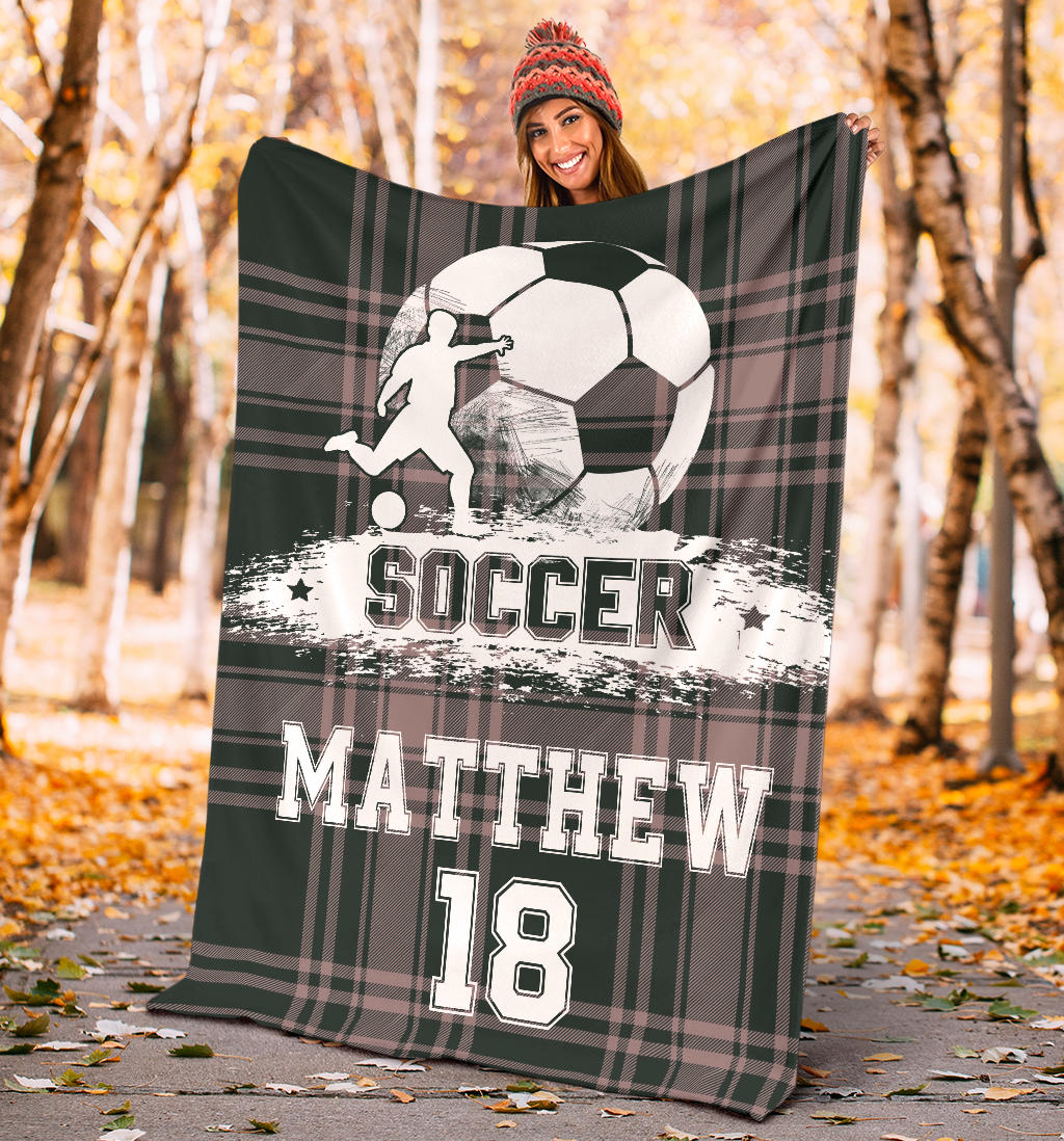 Ohaprints-Fleece-Sherpa-Blanket-Soccer-Checked-This-Is-My-Position-Custom-Personalized-Name-Number-Soft-Throw-Blanket-1349-Sherpa Blanket