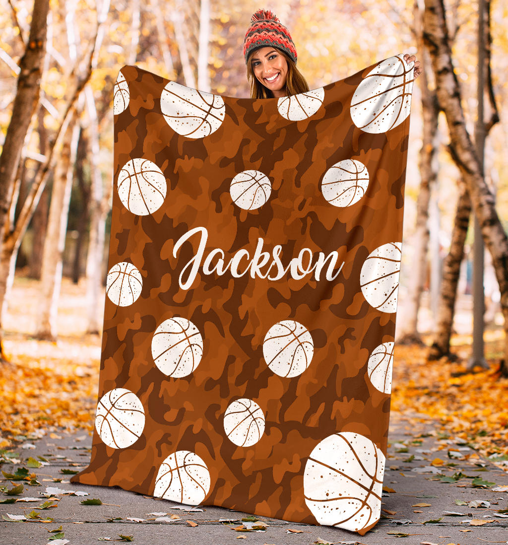 Ohaprints-Fleece-Sherpa-Blanket-Basketball-Gift-For-Son-Boy-Men-Custom-Personalized-Name-Number-Soft-Throw-Blanket-1608-Sherpa Blanket