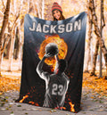 Ohaprints-Fleece-Sherpa-Blanket-Basketball-Gift-For-Son-Boy-Men-Custom-Personalized-Name-Number-Soft-Throw-Blanket-1748-Sherpa Blanket