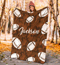 Ohaprints-Fleece-Sherpa-Blanket-American-Football-Gift-For-Son-Boy-Men-Custom-Personalized-Name-Soft-Throw-Blanket-1402-Sherpa Blanket