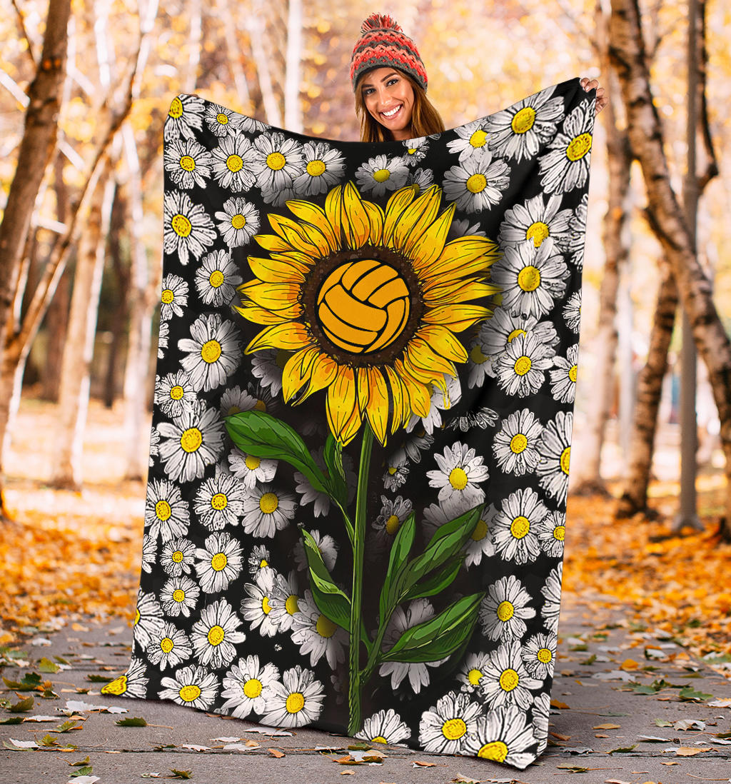 Ohaprints-Fleece-Sherpa-Blanket-Volleyball-Gift-For-Daughter-Girl-Soft-Throw-Blanket-1756-Sherpa Blanket