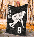 Ohaprints-Fleece-Sherpa-Blanket-American-Football-Gift-For-Son-Boy-Men-Custom-Personalized-Name-Number-Soft-Throw-Blanket-1405-Sherpa Blanket