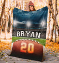 Ohaprints-Fleece-Sherpa-Blanket-American-Football-Gift-For-Son-Boy-Men-Custom-Personalized-Name-Number-Soft-Throw-Blanket-1269-Sherpa Blanket