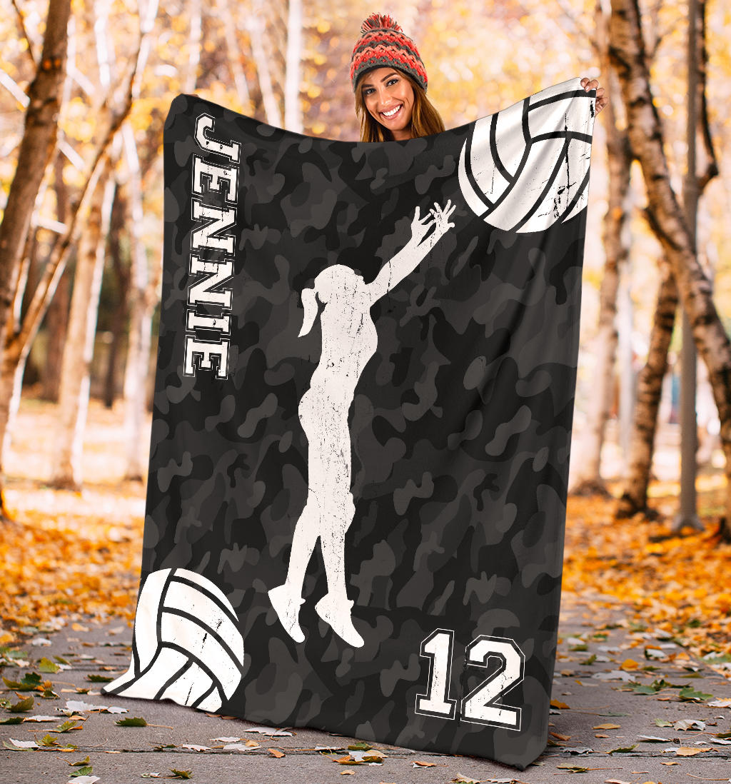 Ohaprints-Fleece-Sherpa-Blanket-Volleyball-Gift-For-Daughter-Girl-Custom-Personalized-Name-Number-Soft-Throw-Blanket-1195-Sherpa Blanket