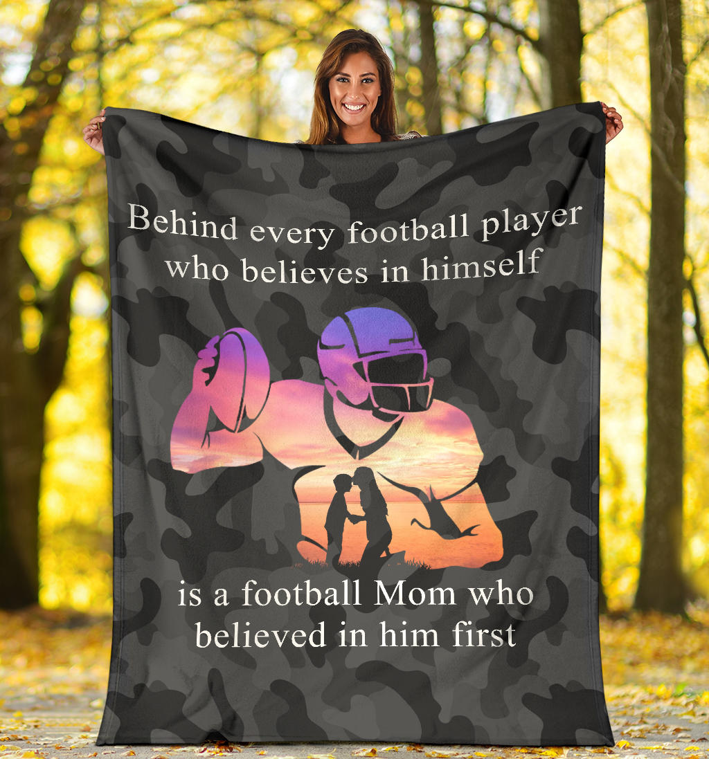 Ohaprints-Fleece-Sherpa-Blanket-American-Football-Gift-For-Son-Boy-Men-Soft-Throw-Blanket-1559-Fleece Blanket