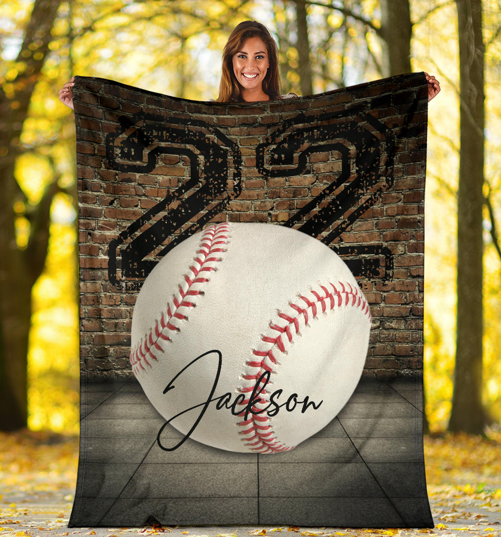 Ohaprints-Fleece-Sherpa-Blanket-Baseball-Gift-For-Son-Boy-Custom-Personalized-Name-Number-Soft-Throw-Blanket-1476-Sherpa Blanket