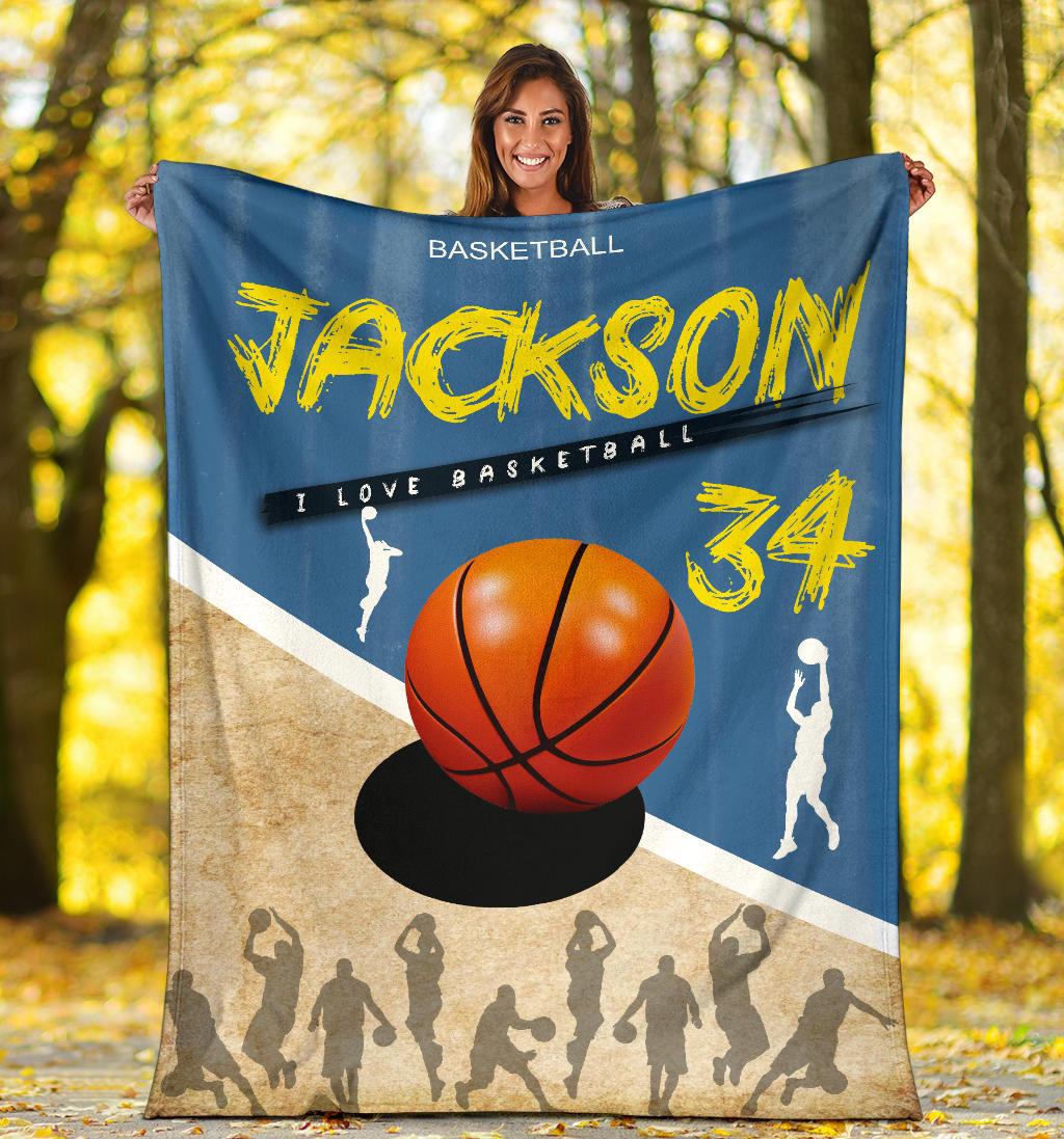 Ohaprints-Fleece-Sherpa-Blanket-Basketball-Gift-For-Son-Boy-Men-Custom-Personalized-Name-Number-Soft-Throw-Blanket-1725-Sherpa Blanket