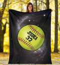 Ohaprints-Fleece-Sherpa-Blanket-Softball-Gift-For-Daughter-Girl-Custom-Personalized-Name-Number-Soft-Throw-Blanket-1776-Sherpa Blanket