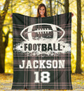 Ohaprints-Fleece-Sherpa-Blanket-American-Football-Gift-For-Son-Boy-Men-Custom-Personalized-Name-Number-Soft-Throw-Blanket-1396-Sherpa Blanket