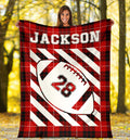 Ohaprints-Fleece-Sherpa-Blanket-American-Football-Gift-For-Son-Boy-Men-Custom-Personalized-Name-Number-Soft-Throw-Blanket-1246-Sherpa Blanket