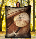 Ohaprints-Fleece-Sherpa-Blanket-Baseball-Gift-For-Son-Boy-Custom-Personalized-Name-Soft-Throw-Blanket-1469-Sherpa Blanket