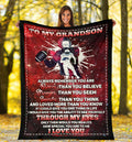 Ohaprints-Fleece-Sherpa-Blanket-American-Football-Gift-For-Son-Boy-Men-Soft-Throw-Blanket-1549-Sherpa Blanket