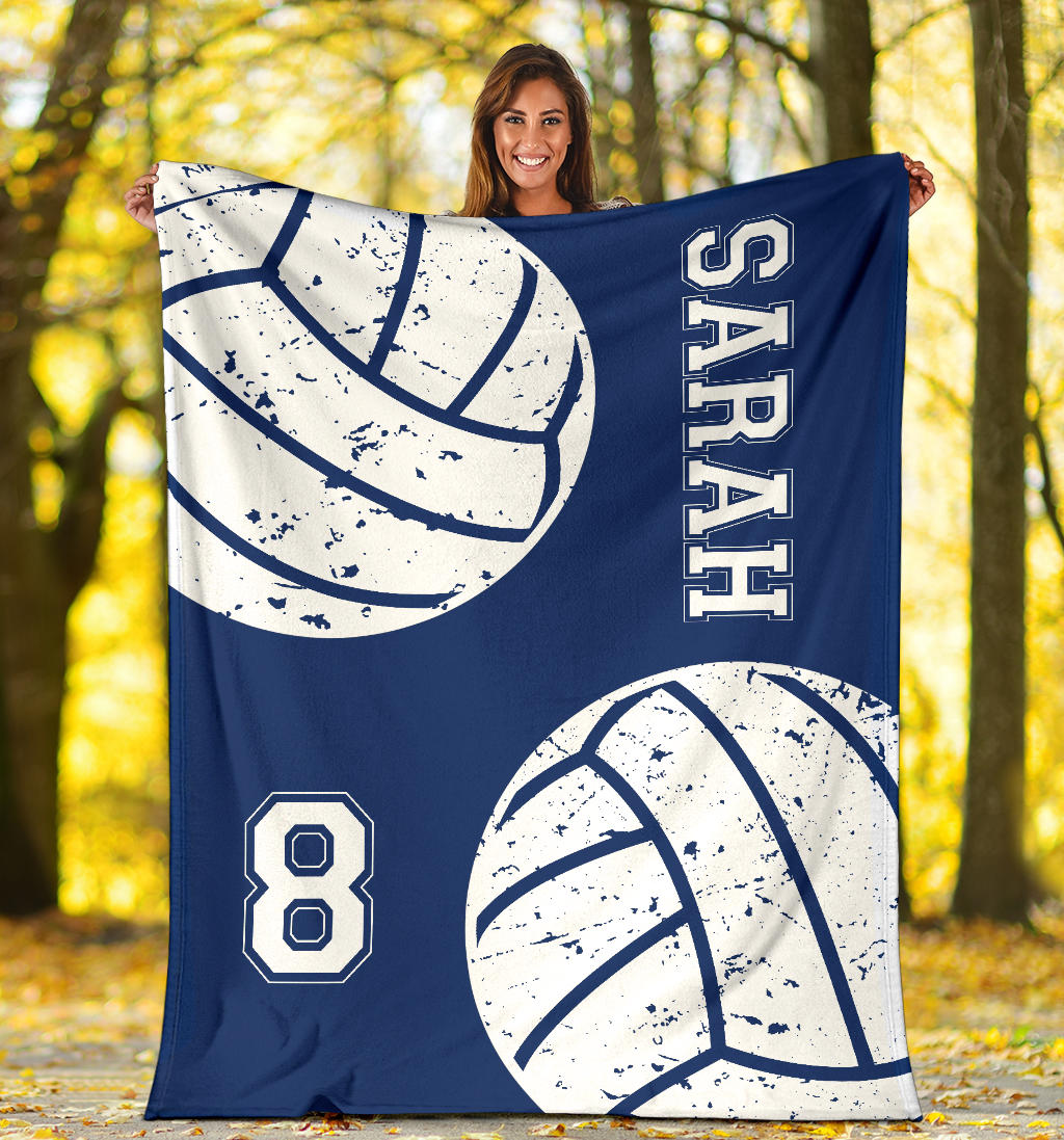 Ohaprints-Fleece-Sherpa-Blanket-Volleyball-Gift-For-Daughter-Girl-Custom-Personalized-Name-Number-Soft-Throw-Blanket-1839-Sherpa Blanket