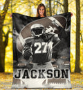 Ohaprints-Fleece-Sherpa-Blanket-American-Football-Gift-For-Son-Boy-Men-Custom-Personalized-Name-Number-Soft-Throw-Blanket-1372-Sherpa Blanket