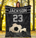 Ohaprints-Fleece-Sherpa-Blanket-Soccer-Camo-Balls-Gift-For-Fan-Lovers-Custom-Personalized-Name-Number-Soft-Throw-Blanket-1311-Sherpa Blanket