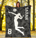 Ohaprints-Fleece-Sherpa-Blanket-Volleyball-Gift-For-Daughter-Girl-Custom-Personalized-Name-Number-Soft-Throw-Blanket-1875-Fleece Blanket