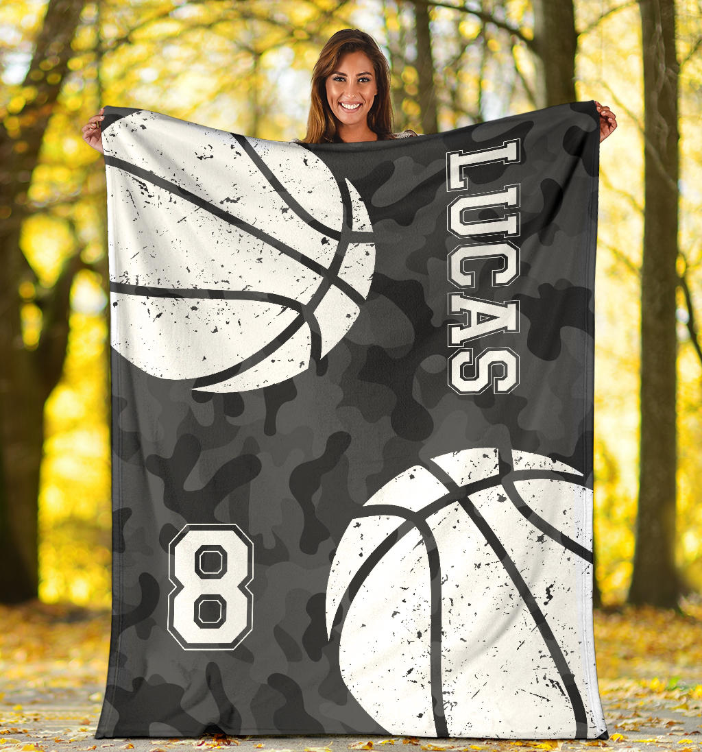 Ohaprints-Fleece-Sherpa-Blanket-Basketball-Gift-For-Son-Boy-Men-Custom-Personalized-Name-Number-Soft-Throw-Blanket-1766-Sherpa Blanket