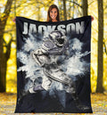 Ohaprints-Fleece-Sherpa-Blanket-American-Football-Gift-For-Son-Boy-Men-Custom-Personalized-Name-Soft-Throw-Blanket-1370-Sherpa Blanket