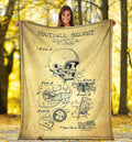 Ohaprints-Fleece-Sherpa-Blanket-American-Football-Gift-For-Son-Boy-Men-Soft-Throw-Blanket-1539-Sherpa Blanket