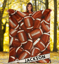 Ohaprints-Fleece-Sherpa-Blanket-American-Football-Gift-For-Son-Boy-Men-Custom-Personalized-Name-Soft-Throw-Blanket-1369-Sherpa Blanket