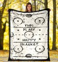 Ohaprints-Fleece-Sherpa-Blanket-This-Is-My-Blanket-Happy-Hokey-Player-Black-Vintage-Soft-Throw-Blanket-1574-Sherpa Blanket