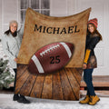 Ohaprints-Fleece-Sherpa-Blanket-American-Football-Gift-For-Son-Boy-Men-Custom-Personalized-Name-Number-Soft-Throw-Blanket-1360-Sherpa Blanket