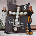 Ohaprints-Fleece-Sherpa-Blanket-Baseball-Gift-For-Son-Boy-Custom-Personalized-Name-Number-Soft-Throw-Blanket-1459-Fleece Blanket