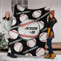 Ohaprints-Fleece-Sherpa-Blanket-Baseball-Gift-For-Son-Boy-Custom-Personalized-Name-Number-Soft-Throw-Blanket-1467-Fleece Blanket