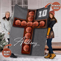 Ohaprints-Fleece-Sherpa-Blanket-Basketball-Gift-For-Son-Boy-Men-Custom-Personalized-Name-Number-Soft-Throw-Blanket-1674-Sherpa Blanket