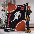 Ohaprints-Fleece-Sherpa-Blanket-American-Football-Gift-For-Son-Boy-Men-Custom-Personalized-Name-Number-Soft-Throw-Blanket-1895-Fleece Blanket