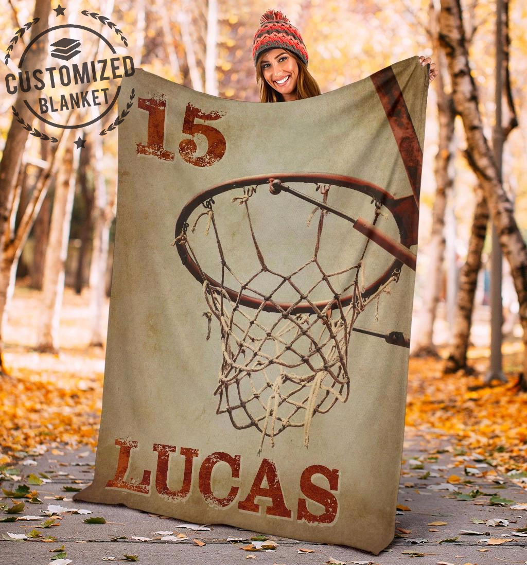 Ohaprints-Fleece-Sherpa-Blanket-Basketball-Gift-For-Son-Boy-Men-Custom-Personalized-Name-Number-Soft-Throw-Blanket-1661-Sherpa Blanket