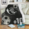 Ohaprints-Fleece-Sherpa-Blanket-Soccer-Goals-Balls-Custom-Personalized-Name-Number-Soft-Throw-Blanket-1860-Fleece Blanket