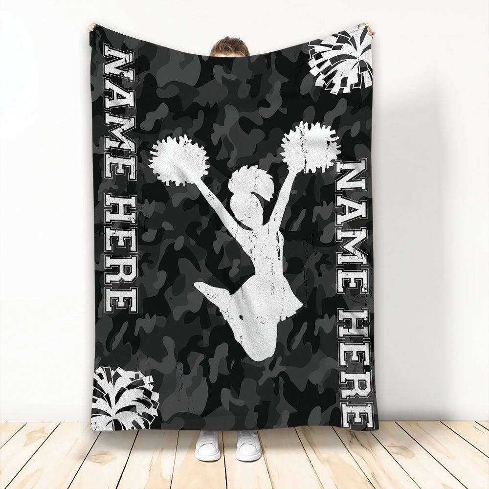 Ohaprints-Fleece-Sherpa-Blanket-Cheerleading-Cheerleader-Daughter-Gift-For-Girl-Custom-Personalized-Name-Soft-Throw-Blanket-1828-Fleece Blanket