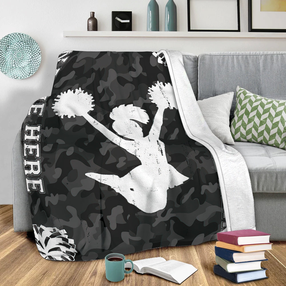 Ohaprints-Fleece-Sherpa-Blanket-Cheerleading-Cheerleader-Daughter-Gift-For-Girl-Custom-Personalized-Name-Soft-Throw-Blanket-1828-Sherpa Blanket