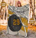 Ohaprints-Fleece-Sherpa-Blanket-White-Hockey-Goal-Blanket-For-Teen-Fan-Hockey-Player-Custom-Personalized-Name-Number-Soft-Throw-Blanket-1691-Sherpa Blanket