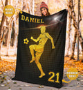 Ohaprints-Fleece-Sherpa-Blanket-Soccer-Player-Gold-Fan-Lover-Gift-Custom-Personalized-Name-Number-Soft-Throw-Blanket-1900-Fleece Blanket