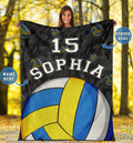 Ohaprints-Fleece-Sherpa-Blanket-Volleyball-Gift-For-Daughter-Girl-Custom-Personalized-Name-Number-Soft-Throw-Blanket-1235-Sherpa Blanket