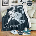 Ohaprints-Fleece-Sherpa-Blanket-American-Football-Gift-For-Son-Boy-Men-Custom-Personalized-Name-Number-Soft-Throw-Blanket-1541-Fleece Blanket