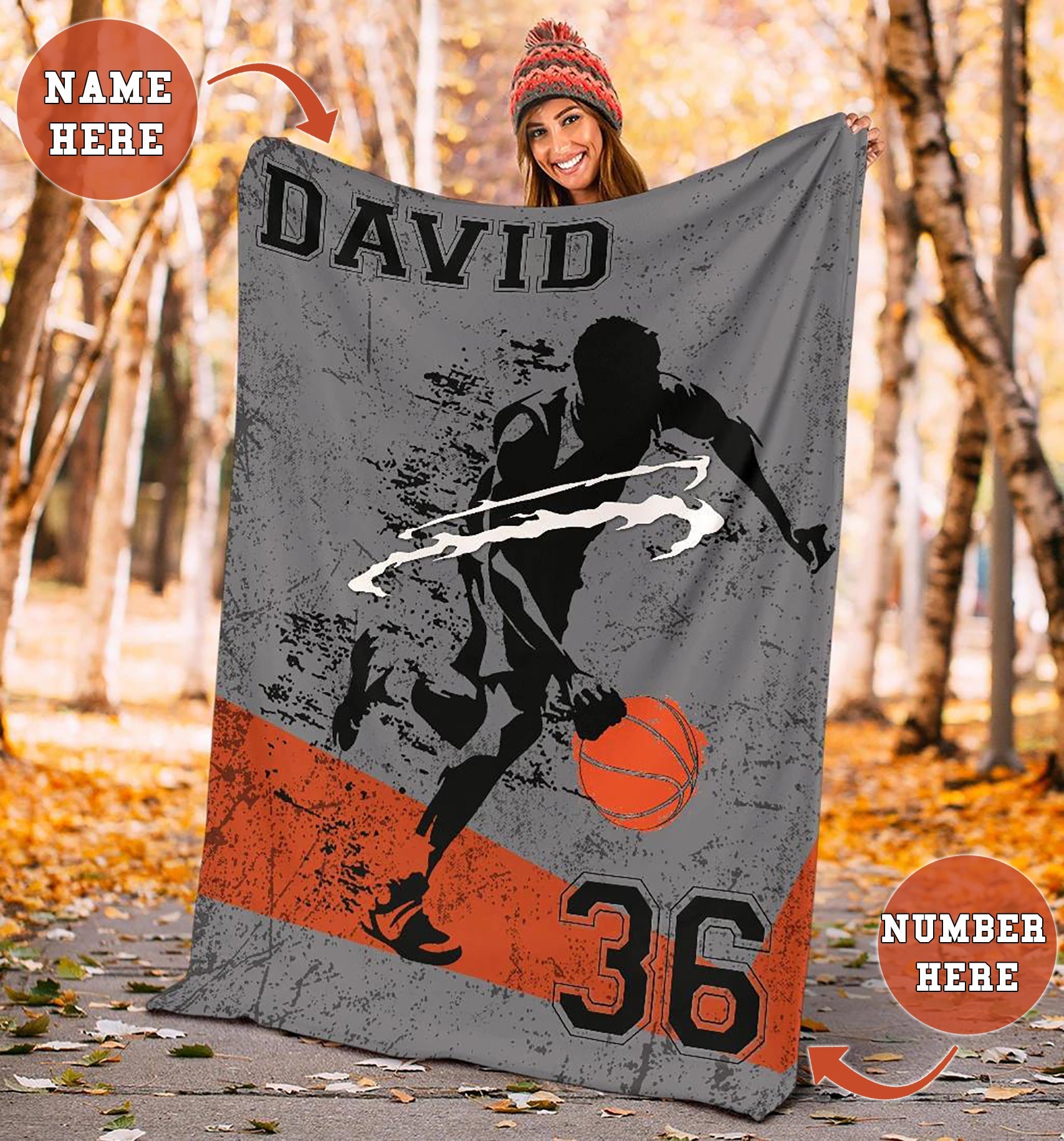 Ohaprints-Fleece-Sherpa-Blanket-Basketball-Gift-For-Son-Boy-Men-Custom-Personalized-Name-Number-Soft-Throw-Blanket-1571-Sherpa Blanket